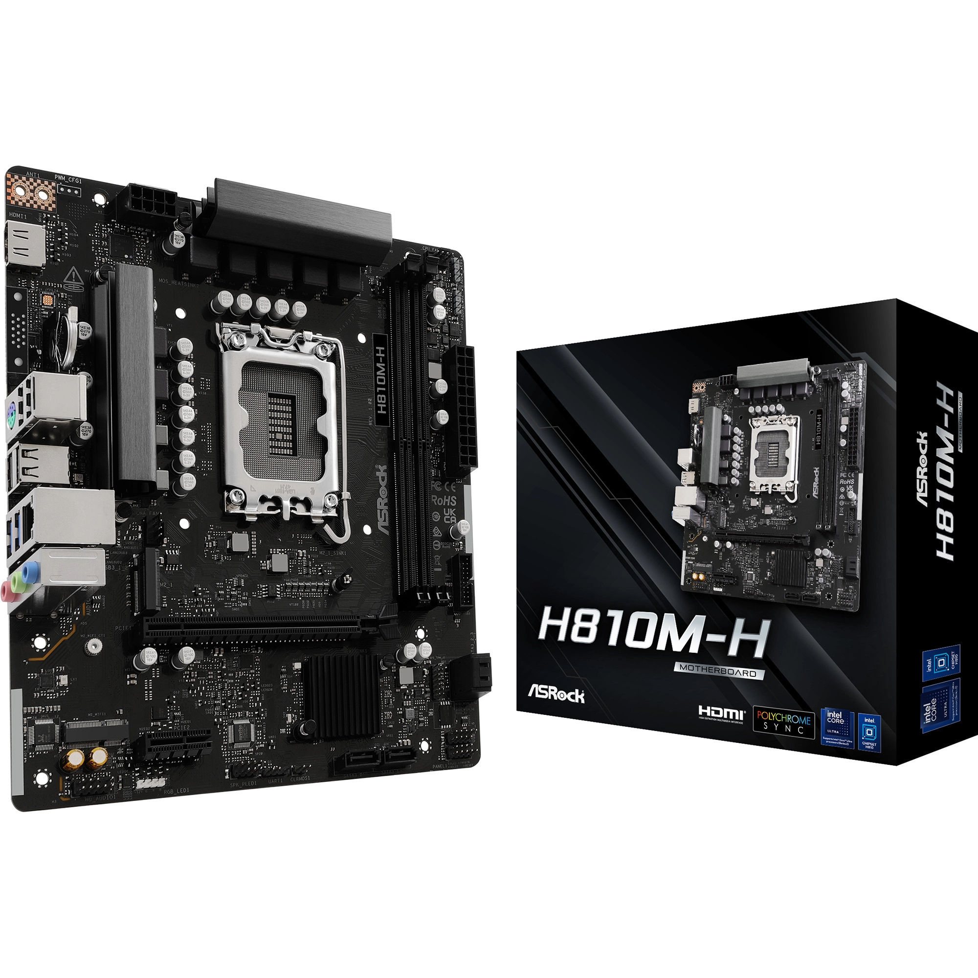 Płyta ASRock H810M-H /H810/DDR5/SATA3/M.2/USB3.0/PCIe4