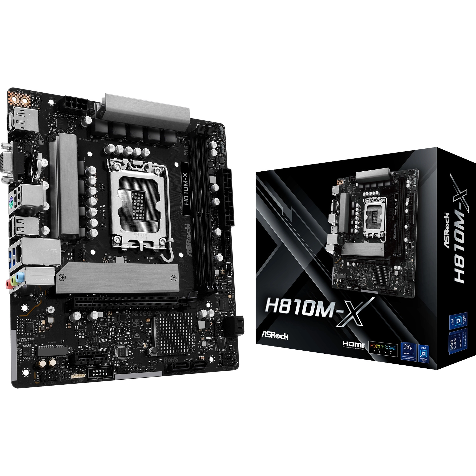 ASRock H810M-X 1851 mATX HDMI/DP DDR5