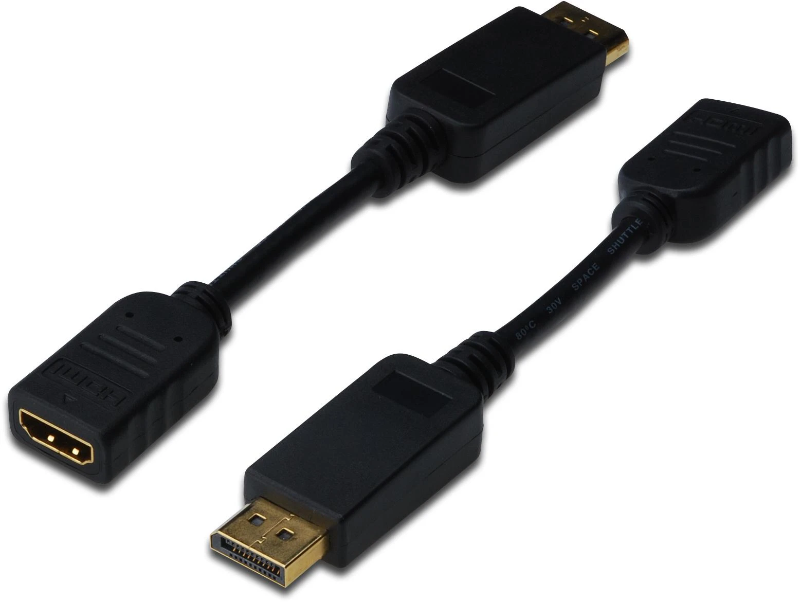 DIGITUS DisplayPort - HDMI Adapter/Konverter 0