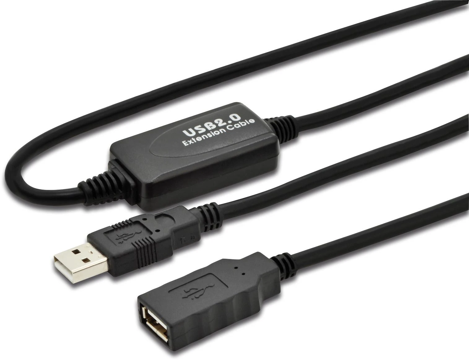 DIGITUS USB 2.0 Verlängerungskabel Aktiv