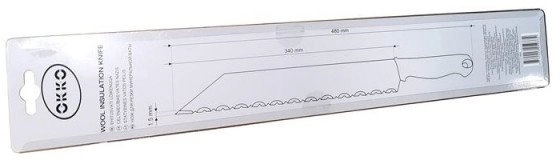 KNIFE FOR MINERAL WOOL 480MM VG128