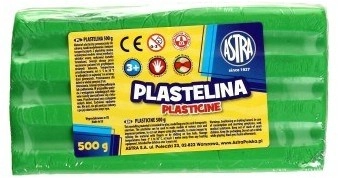 Light green plasticine 500g ASTRA 303117010