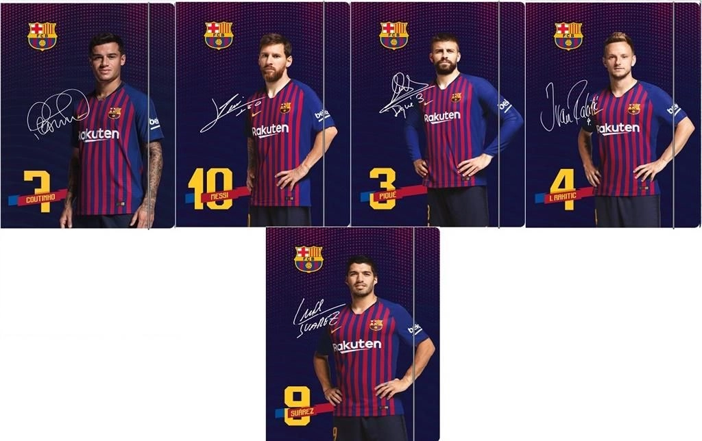 Astra Teczka z gumką FC Barcelona
