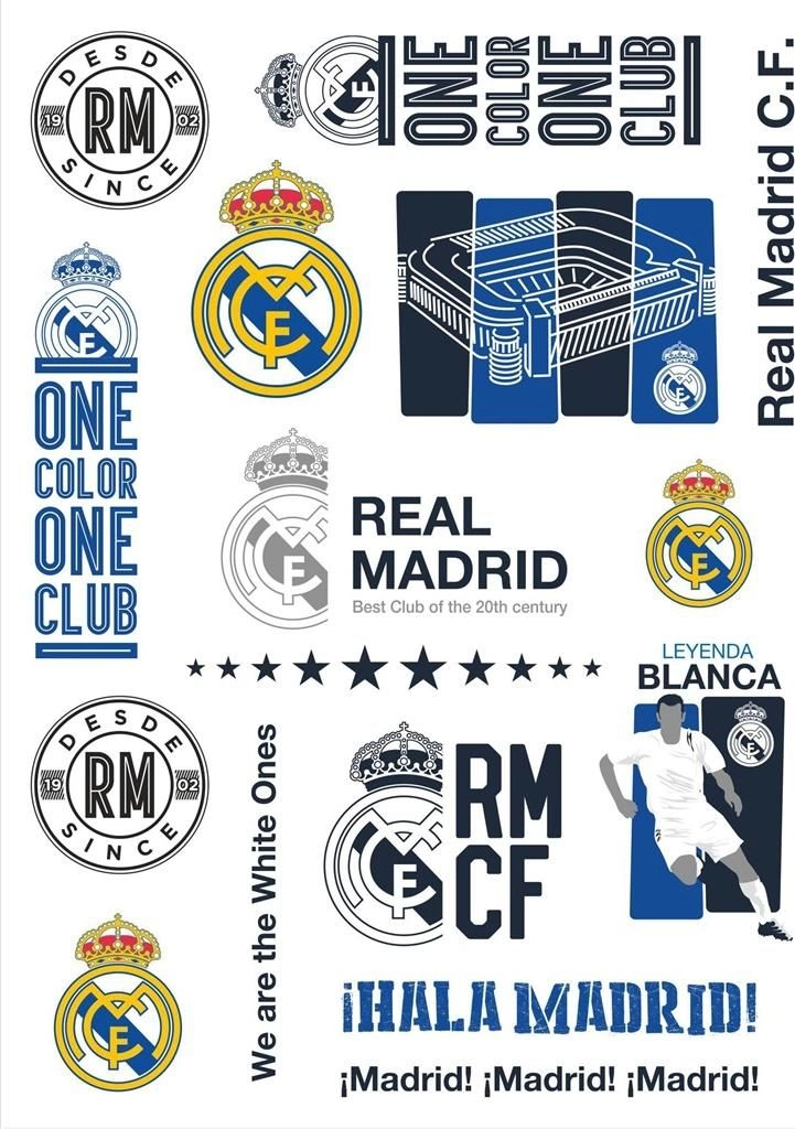 Astra Water Tattoos RM-111 Real Madrid