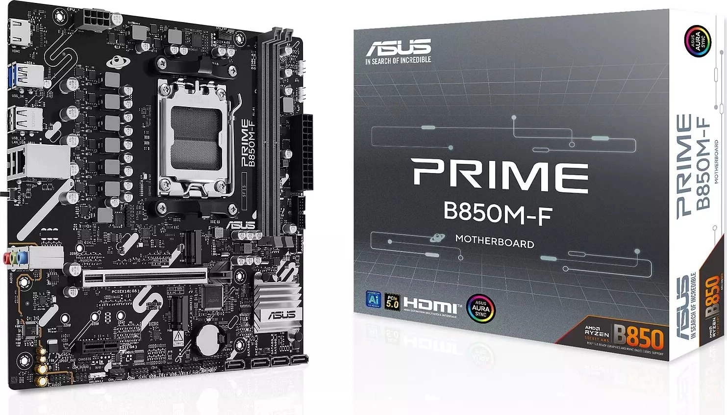 ASUS PRIME B850M-F  motherboard - Socket