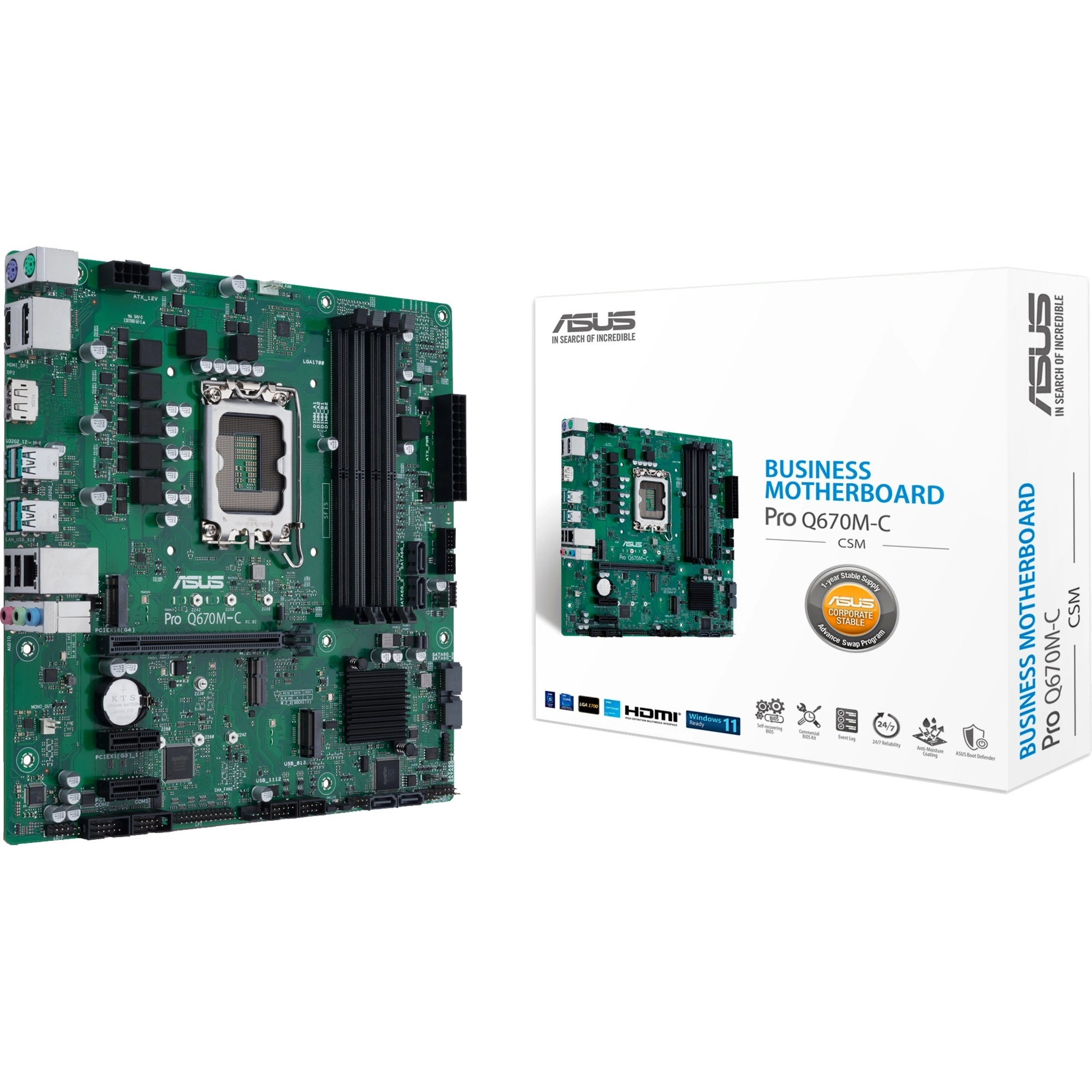 ASUS PRO Q670M-C-CSM Intel Q670 LGA
