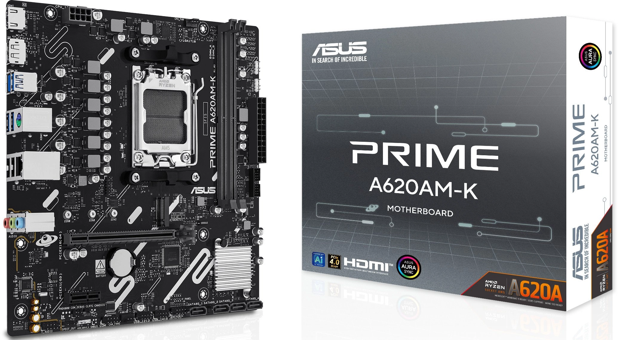ASUS Prime A620AM-K Mainboard 90MB1GX0-M0EAY0 4711636227971