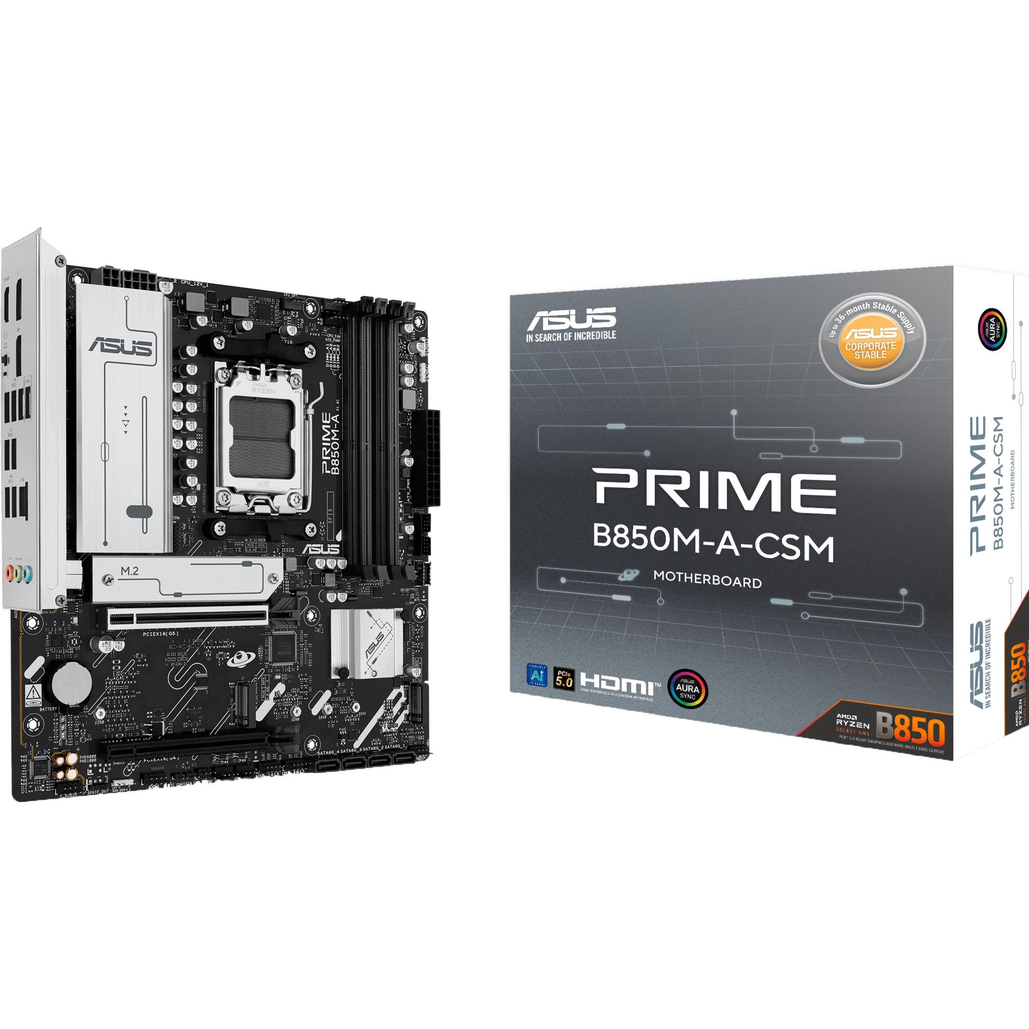 ASUS PRIME B850M-A-CSM AMD B850 Socket