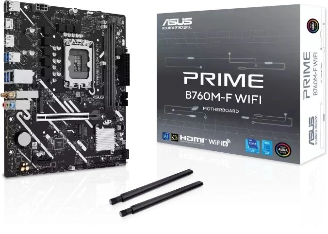 ASUS Prime B760M-F WIFI Mainboard 90MB1N00-M0EAY0