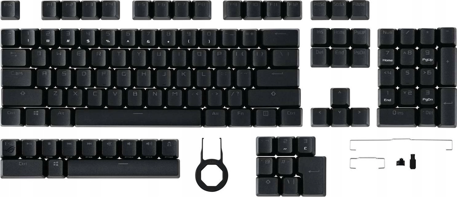Asus ROG PBT Doubleshot Keycap-Set fr
