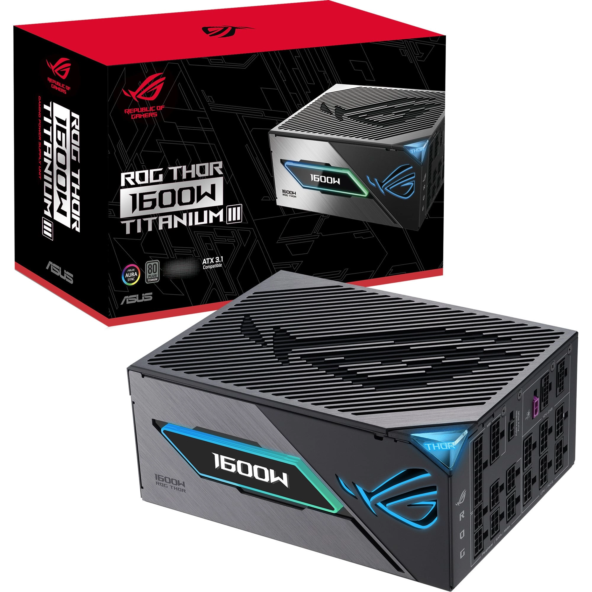 ASUS ROG -THOR-1600T3-GAMING-EVO power supply unit