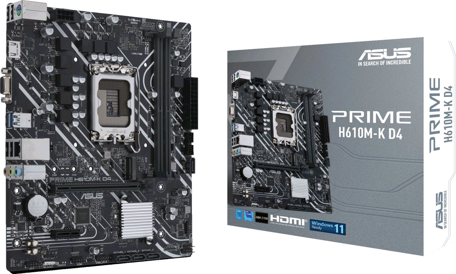 ASUS PRIME H610M-K D4 Intel H610