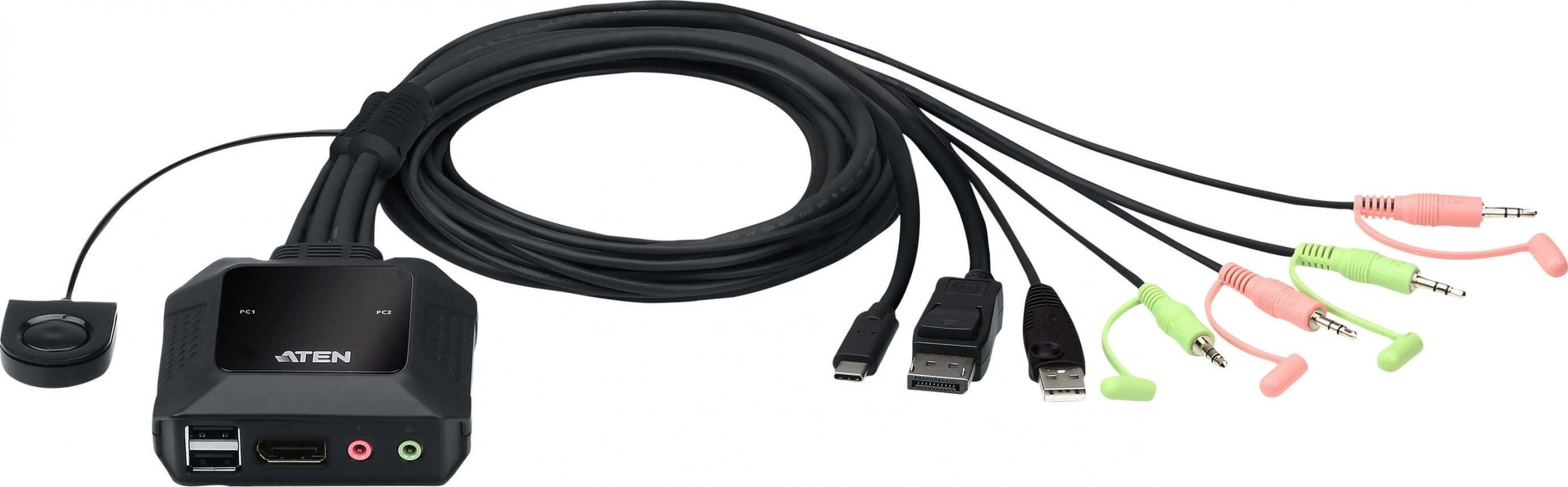 ATEN CS52DP 2-Port USB-C DP Hybrid