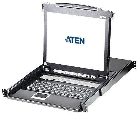 Aten 8 prievadų PS/2-USB VGA 17"