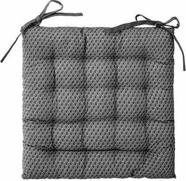 Atmosphera Chair cushion square 38cm grey