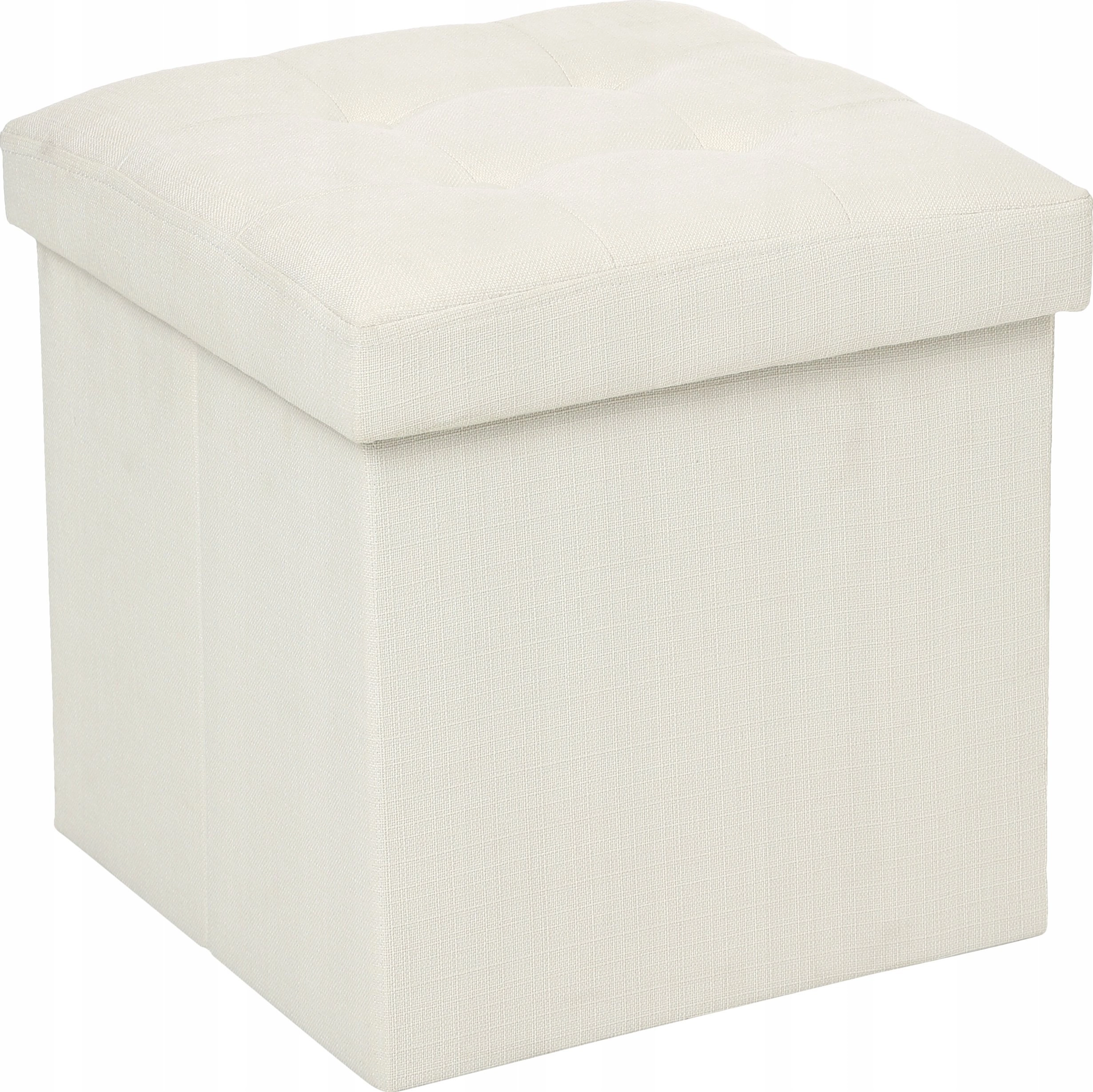 Atmosphera Folding pouffe with storage  footrest