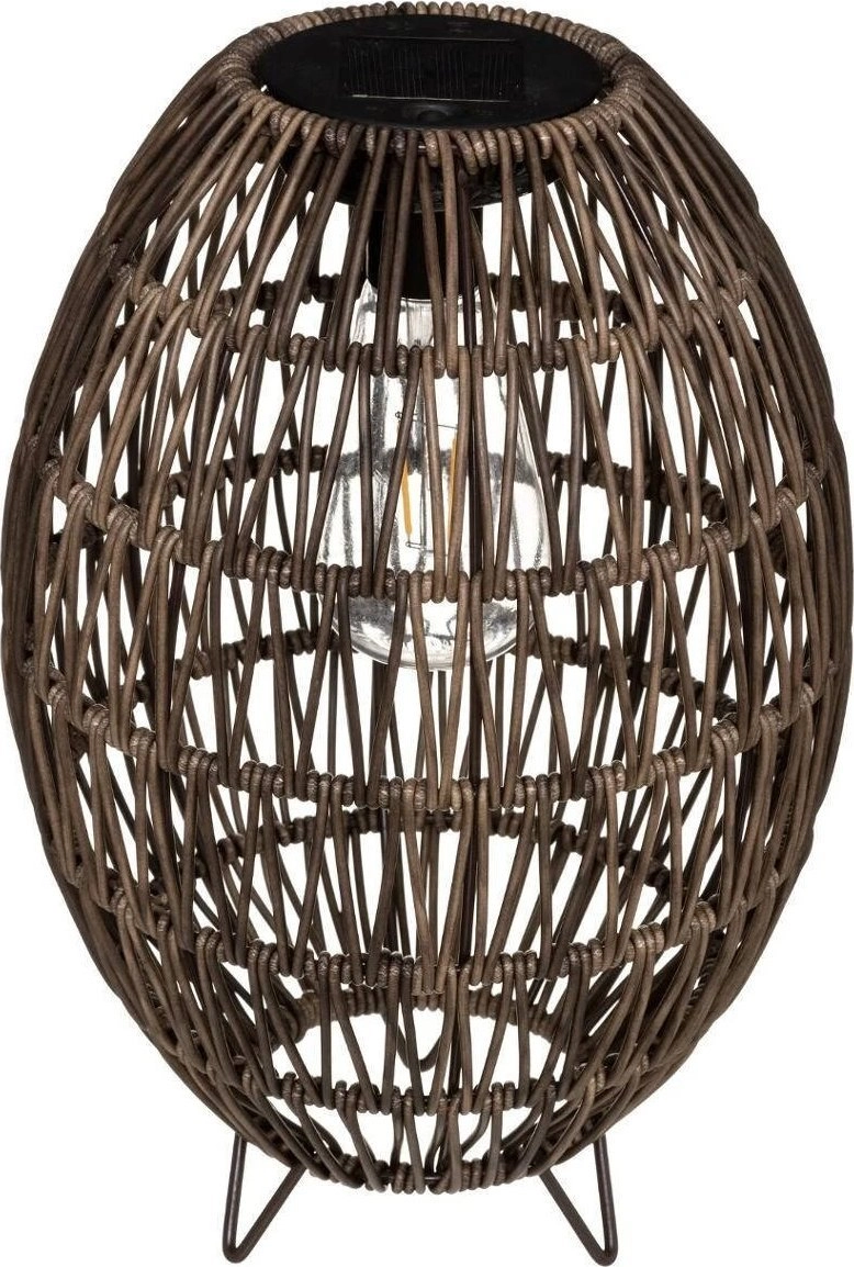 Atmosphera Lampion solarny z plecionym kloszem