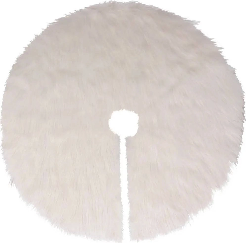 Atmosphera Fur Christmas tree rug  Ø