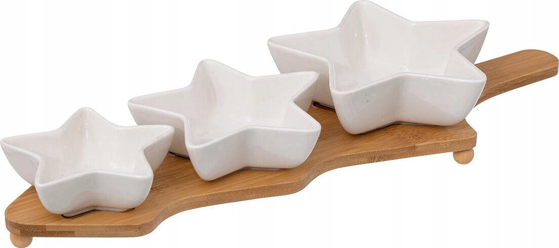 Atmosphera Set of star-shaped bowls  on
