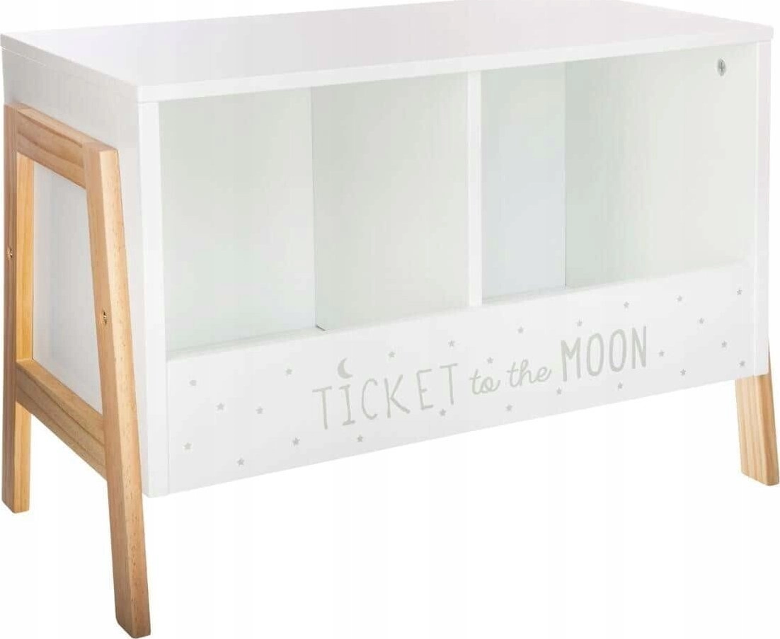 Atmosphera Children`s bookcase wooden shelf white