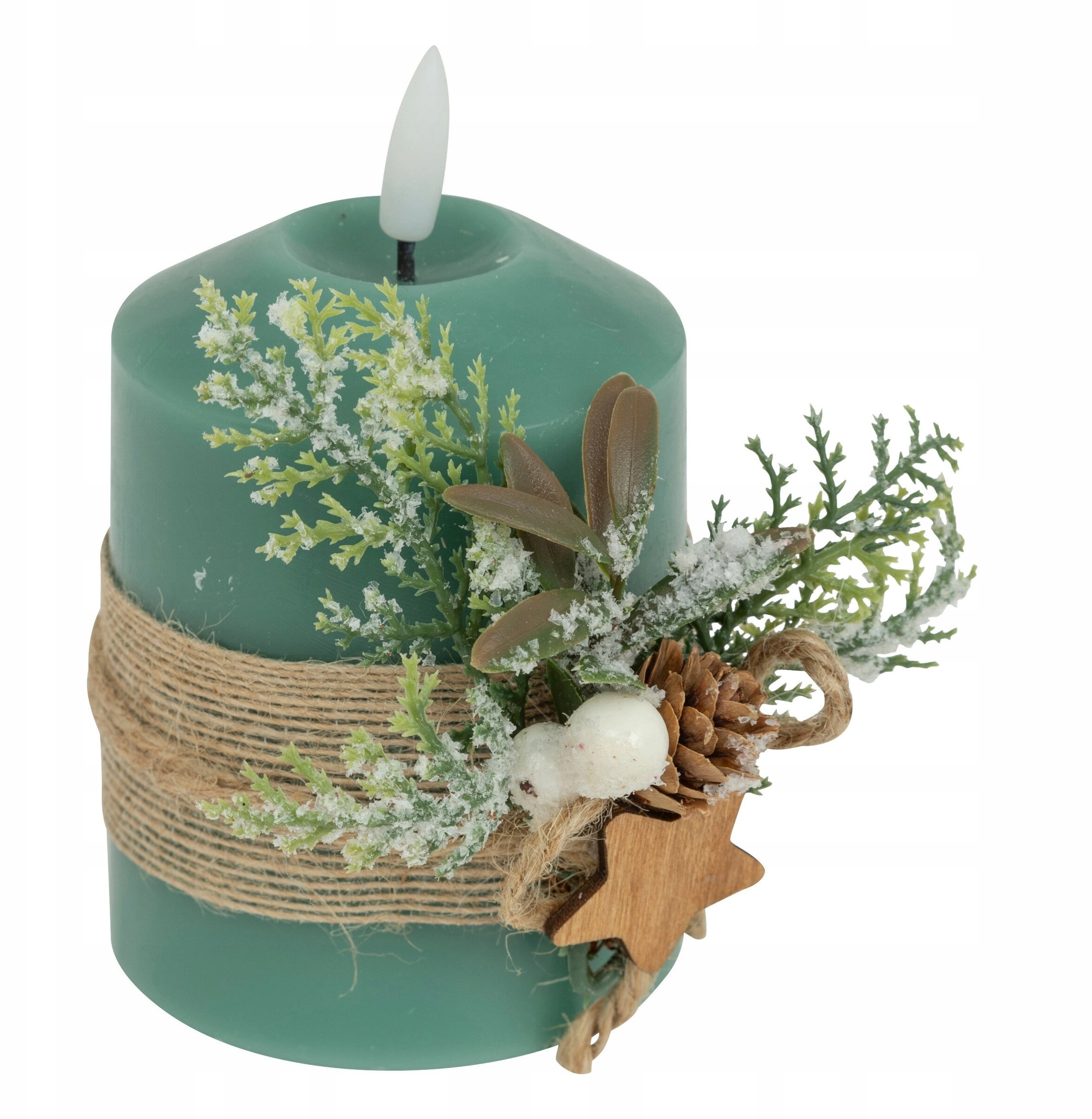 Decorative LED paraffin candle  10 cm