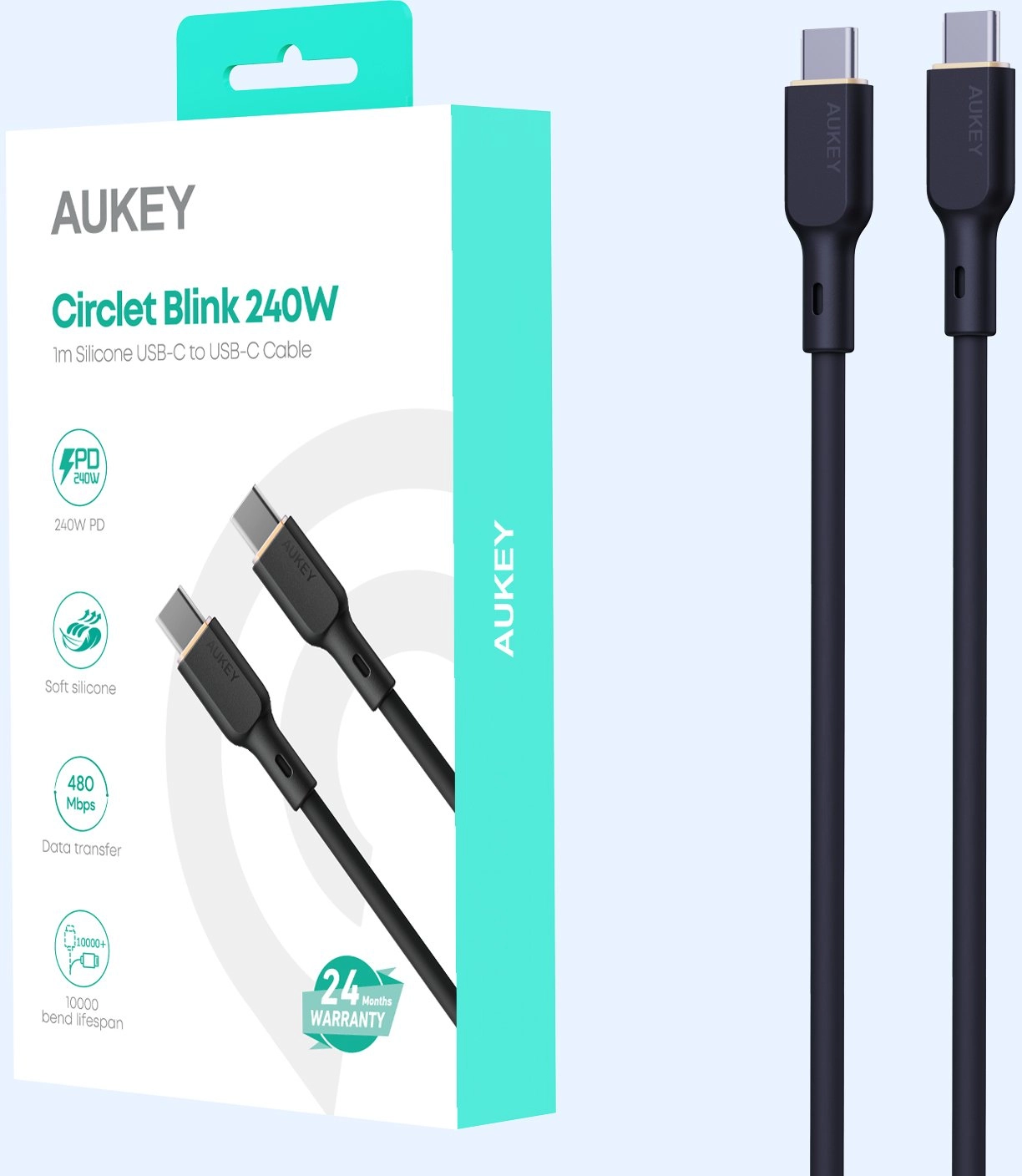 AUKEY CB-SCC242 USB-C cable 1.8m
