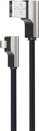 CB-AL01 Black OEM nylonowy kabel USB