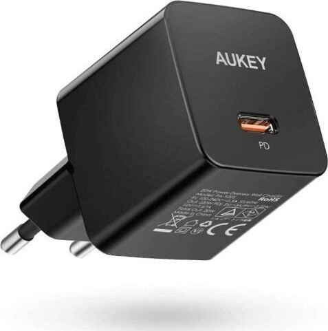 PA-Y20S Black Mini ładowarka sieciowa 1xUSB-C