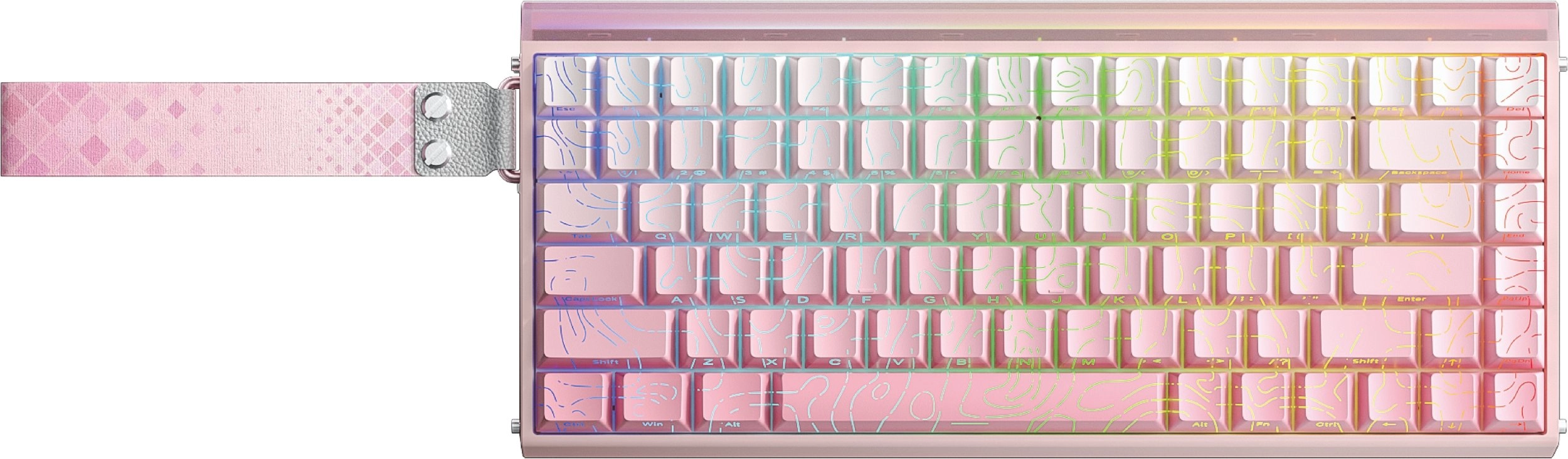 _8321247 HERO84 HE PINK+Gradient+Contour Dragon King RGB AULA gasket k