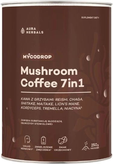 AURA HERBALS Mycodrop Coffee with mushrooms