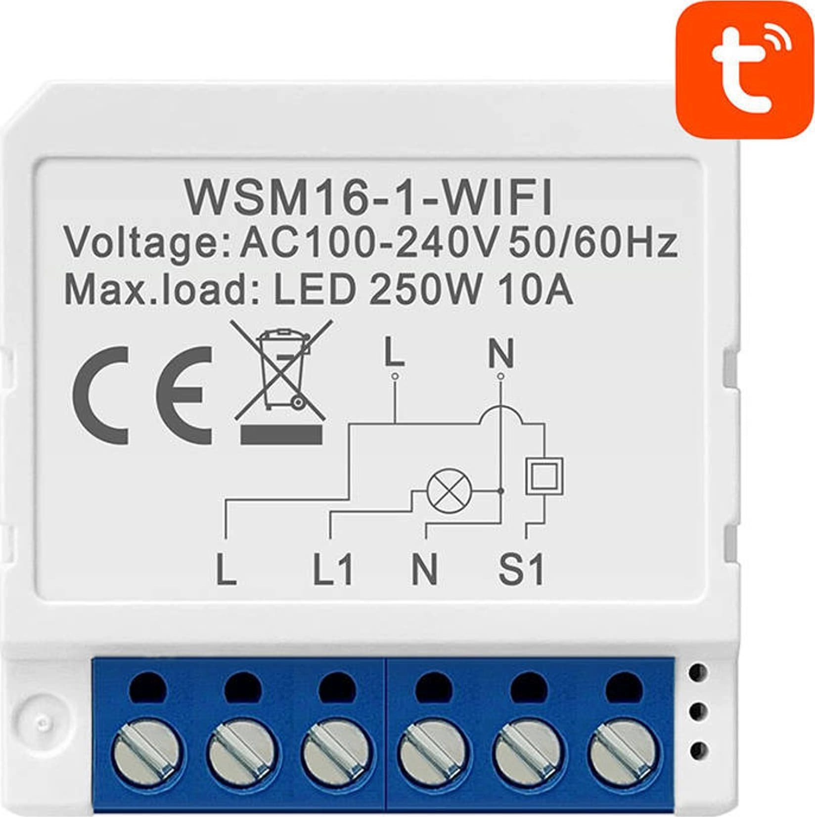 Smart Switch Module WiFi Avatto WSM16-W1