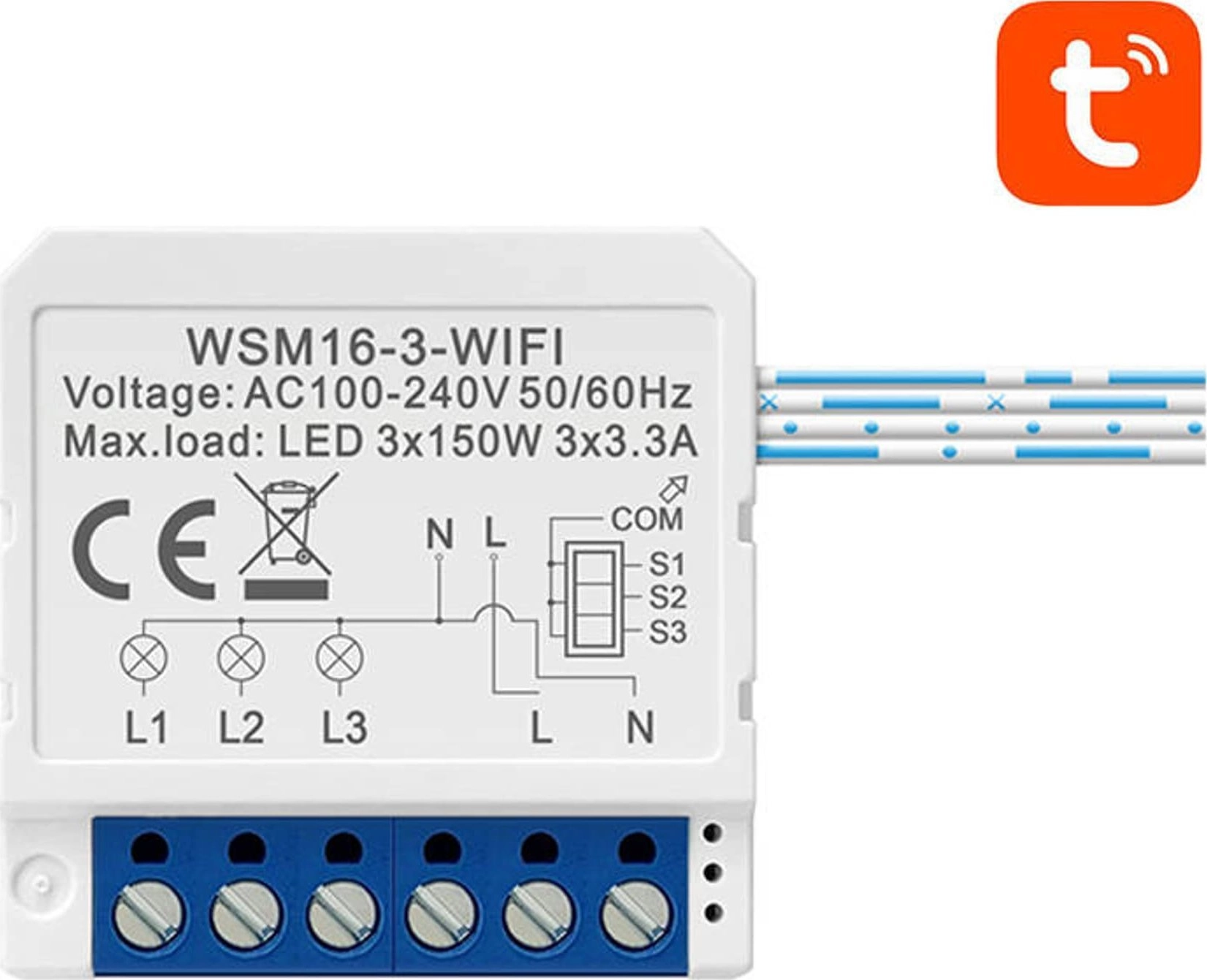 WSM16-W3 White 047963 6976037360148 WSM16-W3