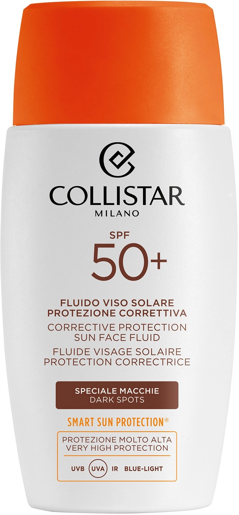 Protective face lotion against pigment spots