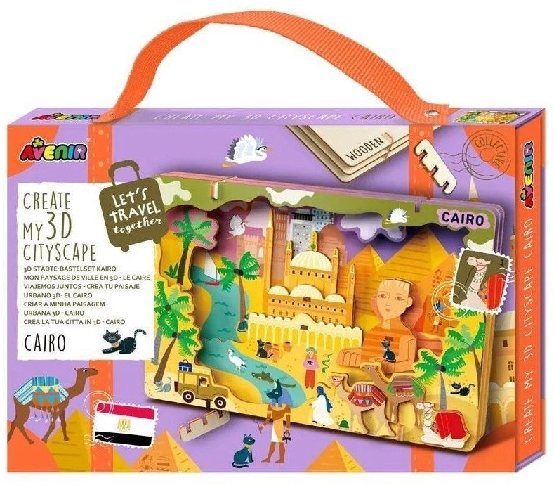 Stwórz pejzaż miejski Kair - puzzle