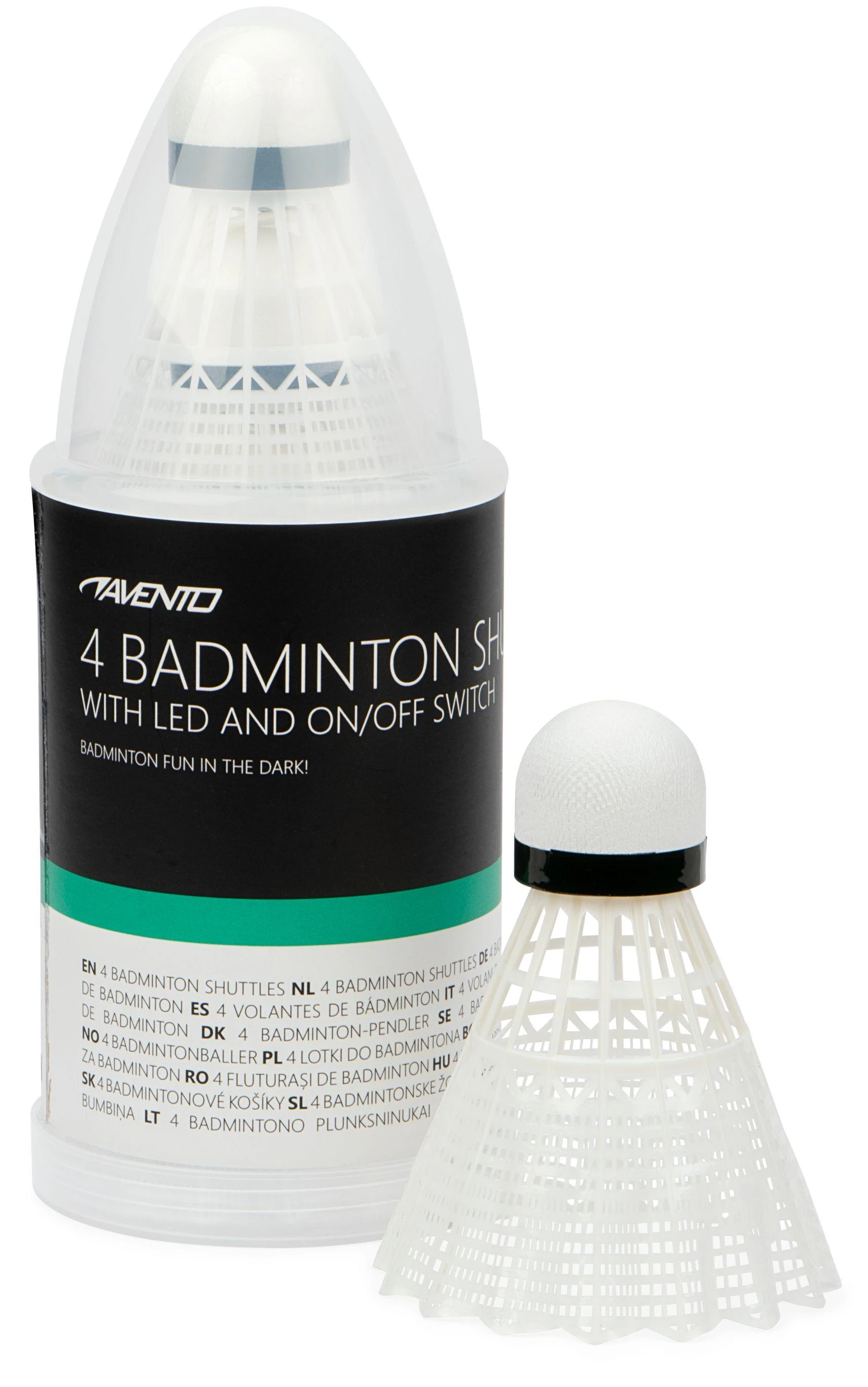 Badmintono skrajukės AVENTO 46SG nailon. 4vnt