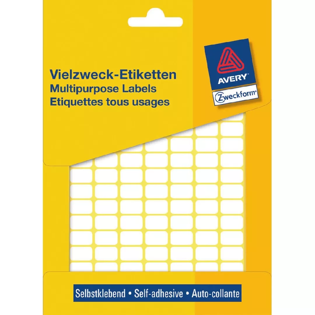 Avery Manual Labels  White  13 x