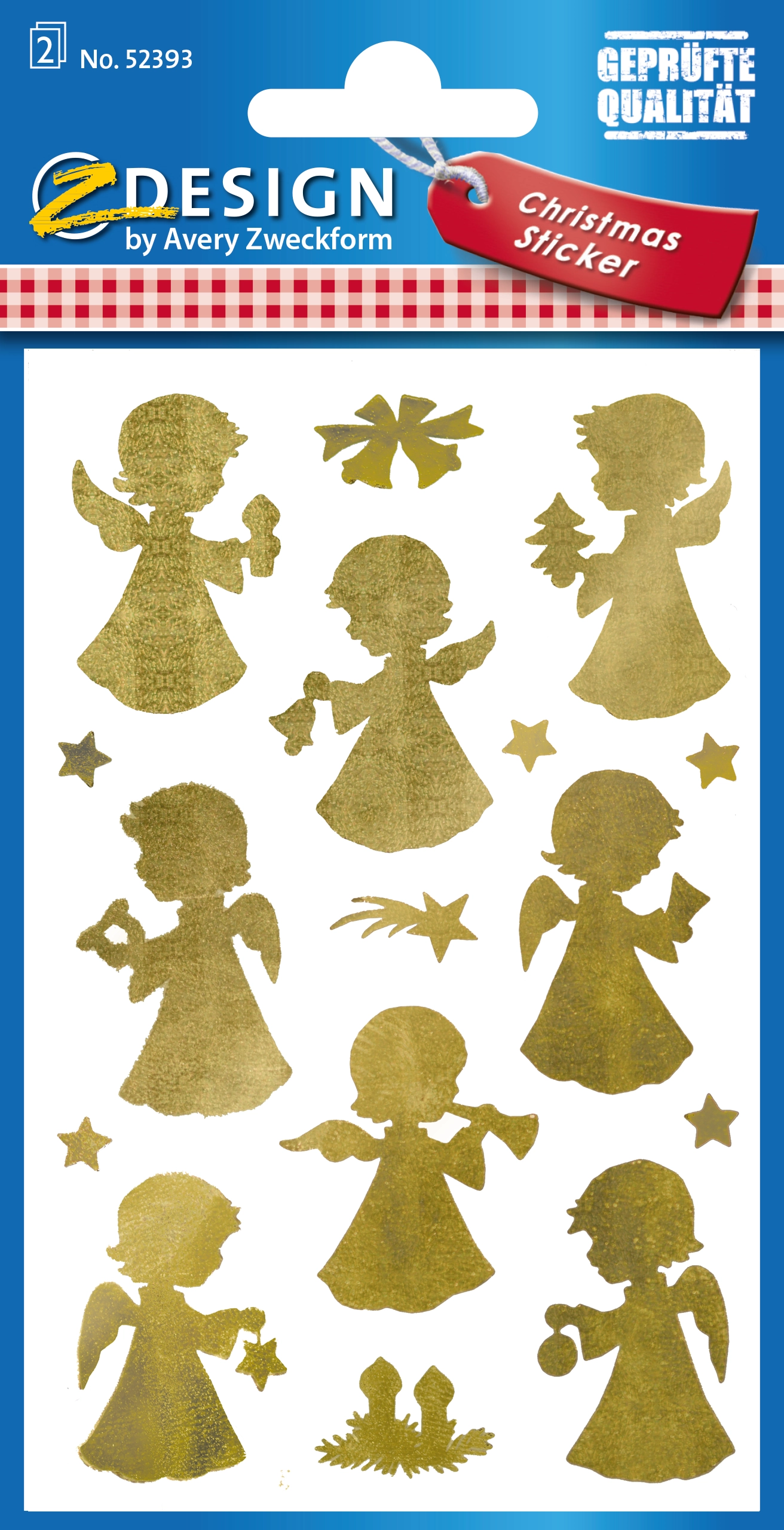 Avery 52393 decorative sticker Foil Gold