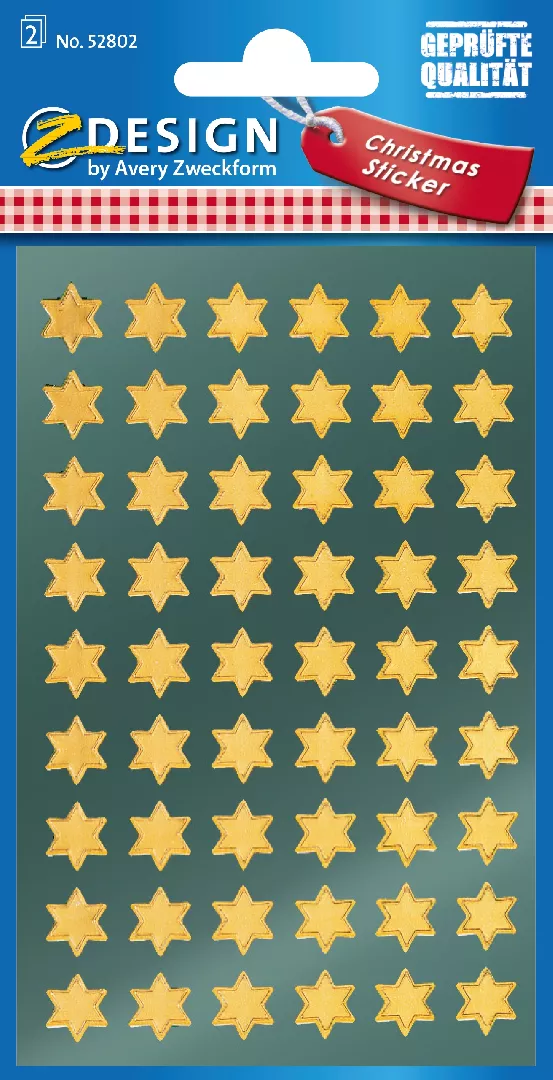 Avery 52802 self-adhesive label Permanent Gold