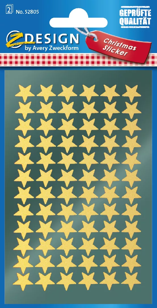 Avery 52805 decorative sticker Paper Gold