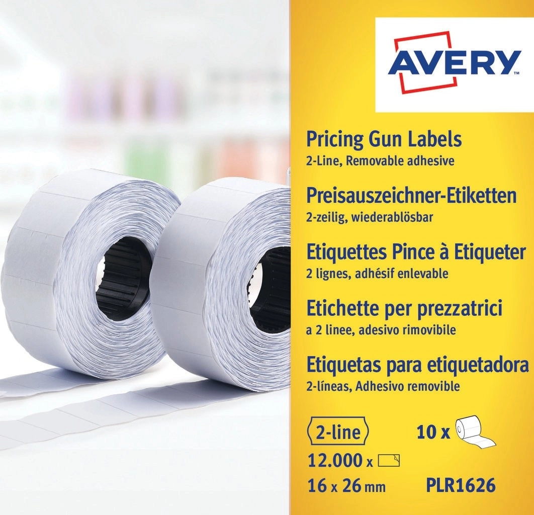Avery PLR1626 self-adhesive label Price tag