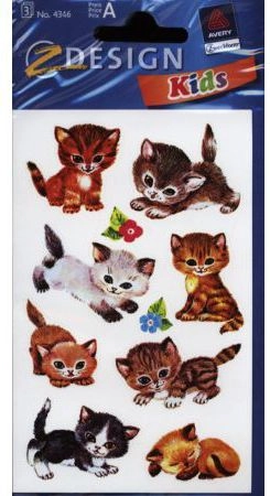 Avery Zweckform Paper stickers Cats (106398)