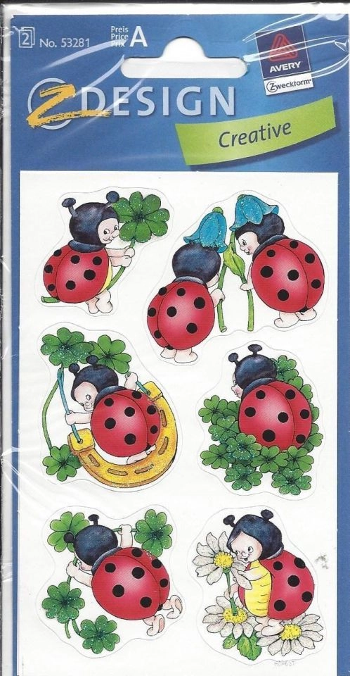 Avery Zweckform Ladybug paper stickers (106829)