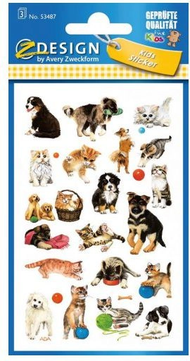 Avery Zweckform ANIMALS STICKERS (53487) 53487