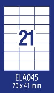 Avery Zweckform ETYK.ZF ECONOMY 70X41MM