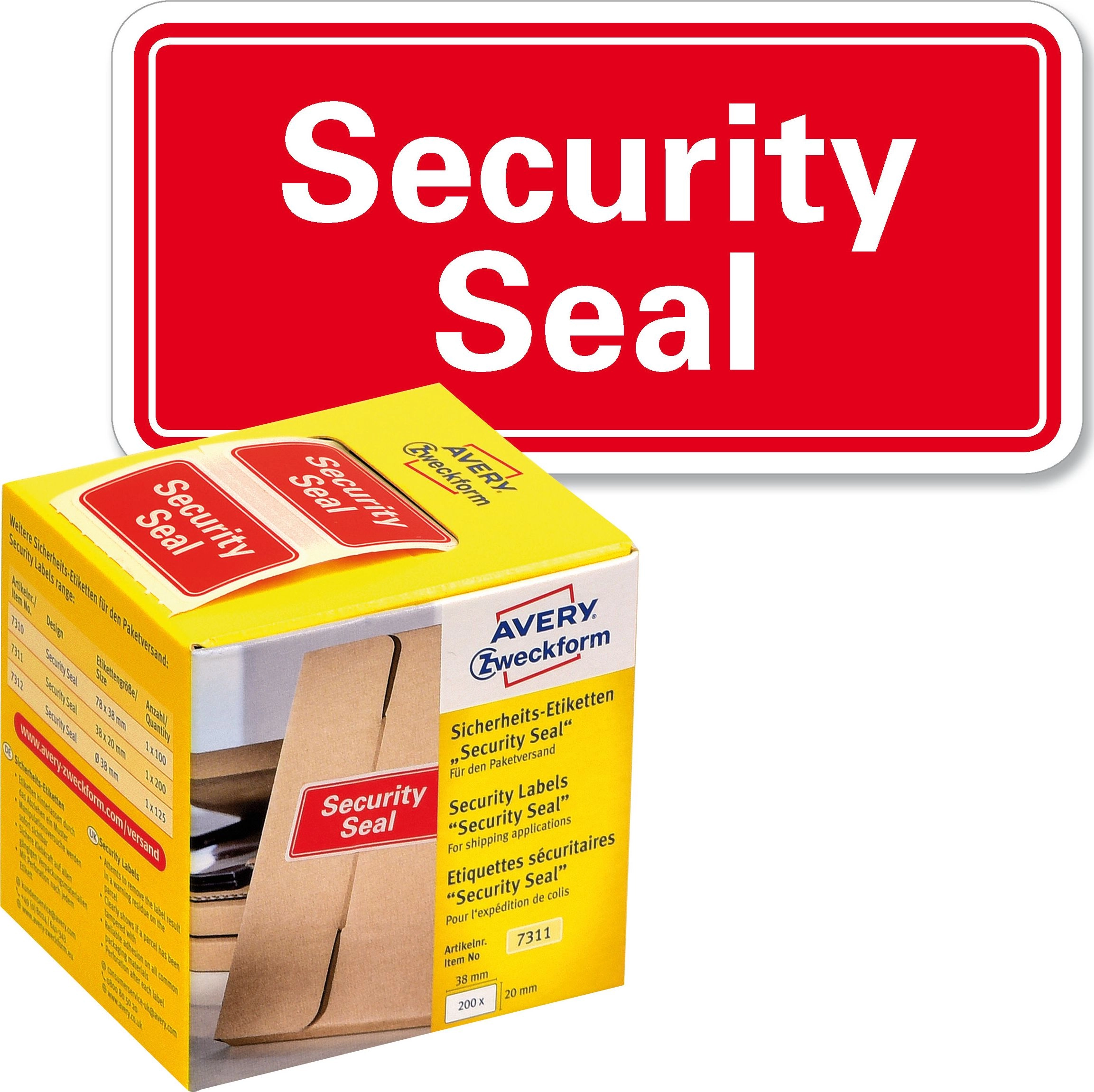 Avery Zweckform Avery Zweckform shipping security
