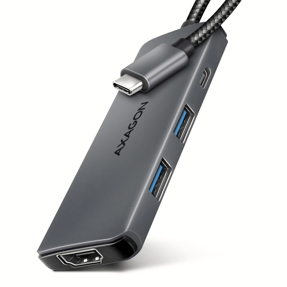 Axagon HMC-5H8K USB 5Gbps hub 2x