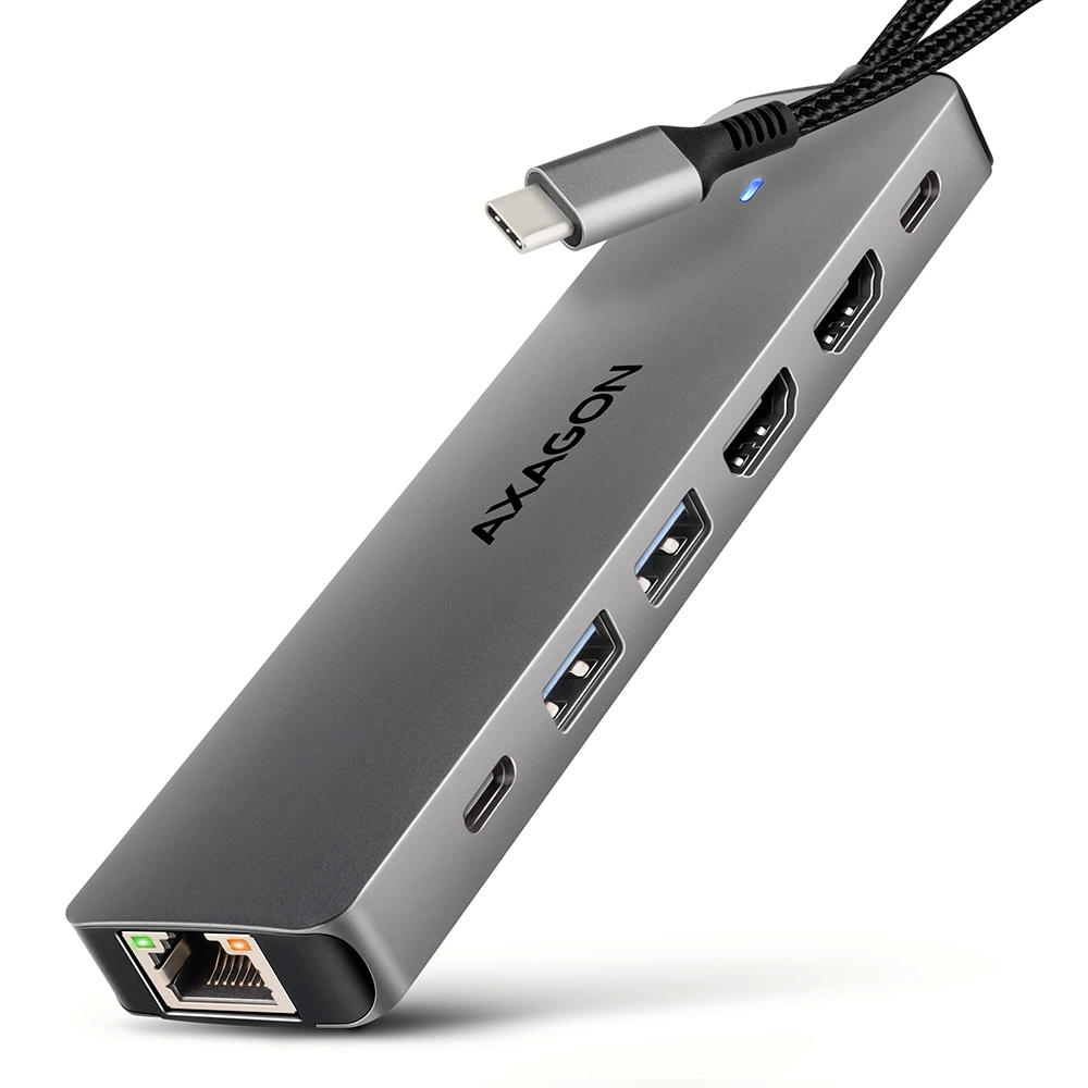 Axagon HMC-7HX2 USB-C 5Gbps DUAL 4K