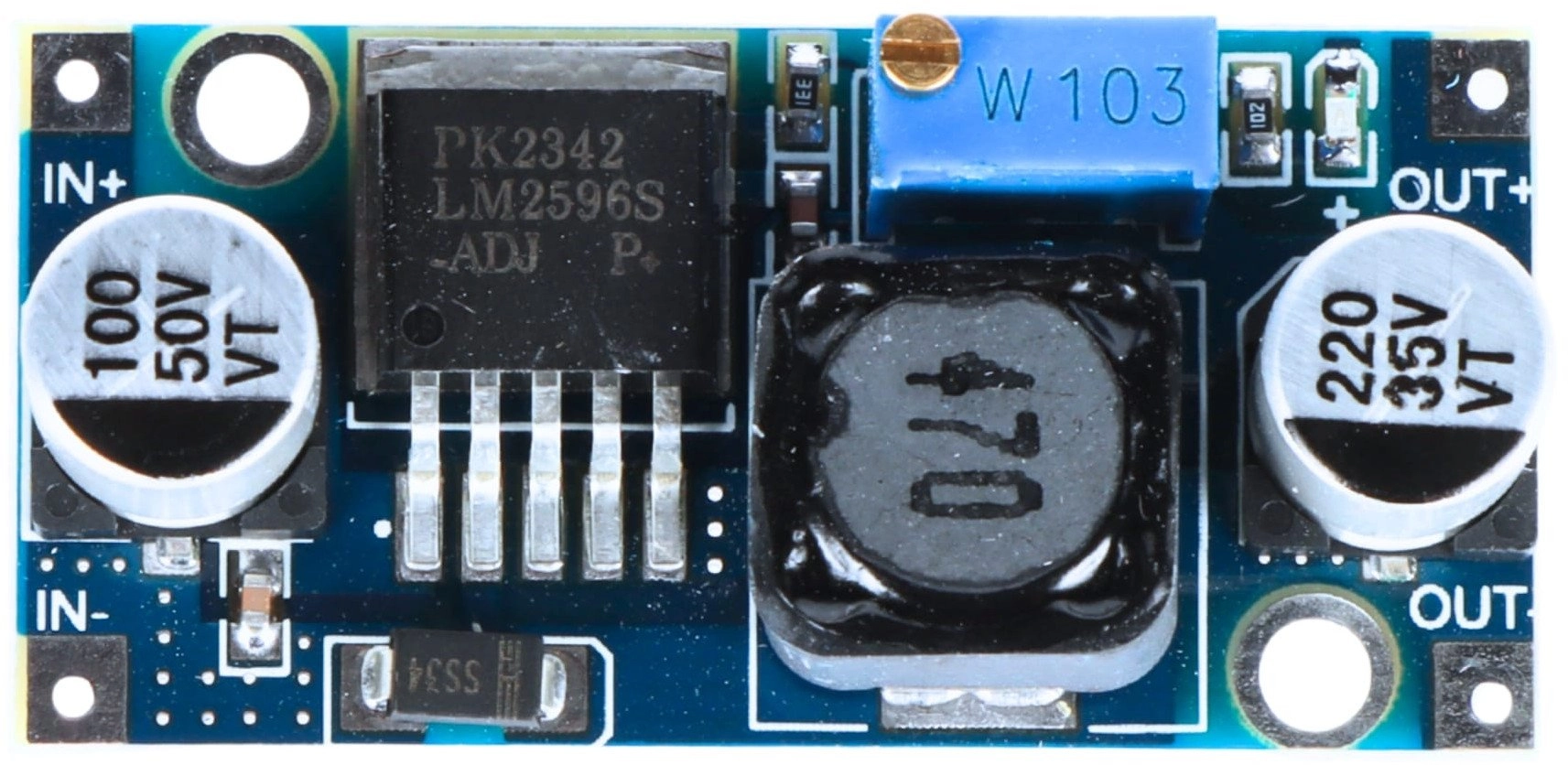MODUŁ PRZETWORNICY PZD-LM2596-V4 DC/DC 15134675 5902887097706