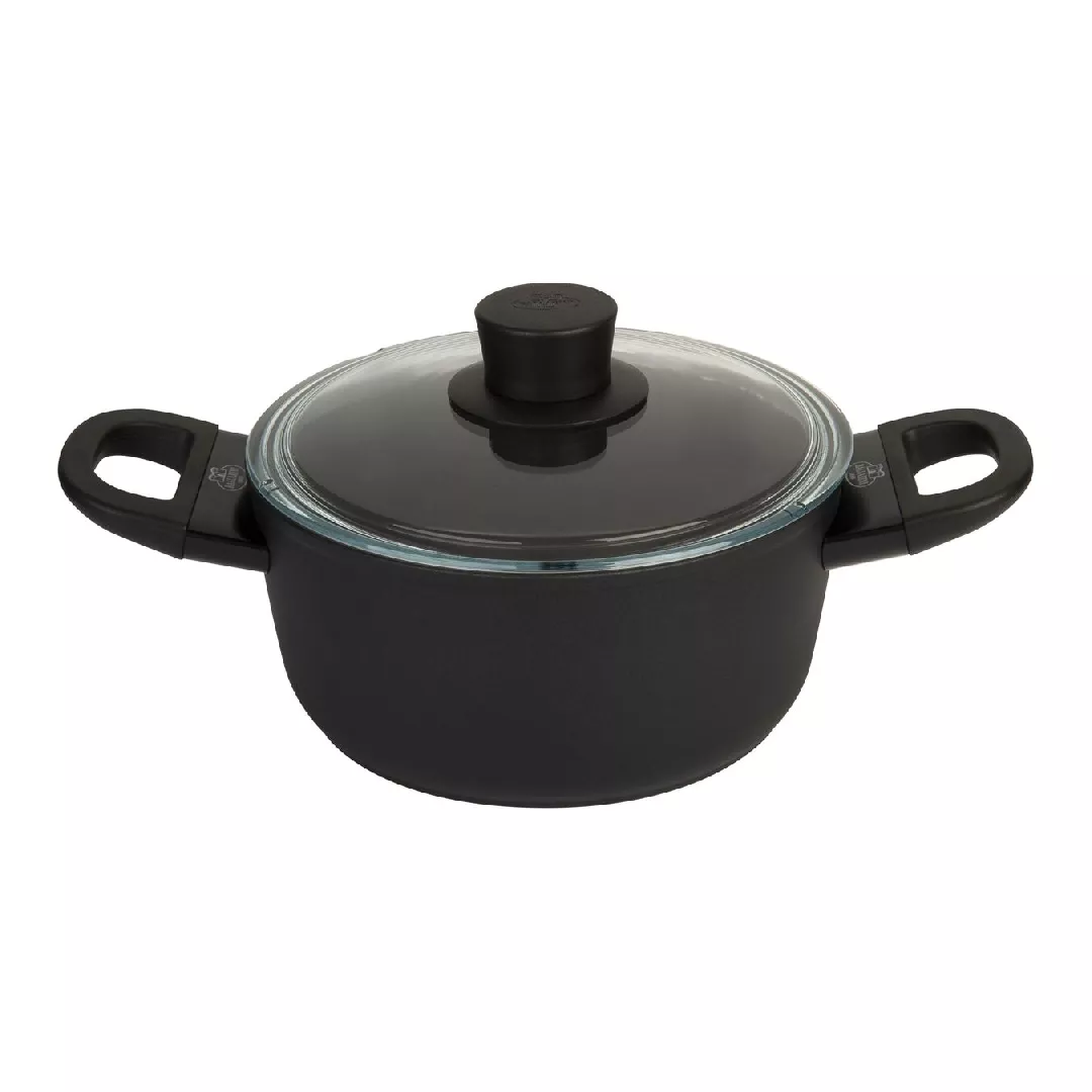 BALLARINI 75002-920-0 saucepan Round Black 75002-920-0