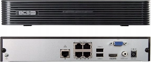 BCS recorder IP RECORDER BCS-B-NVR0401-4P(2.0)
